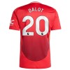 Manchester United Dalot 20 Kotipelipaita 2024-25